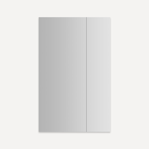 Robern M Series Reserve Surface Mount or Recessed Frameless Medicine with Adjustable